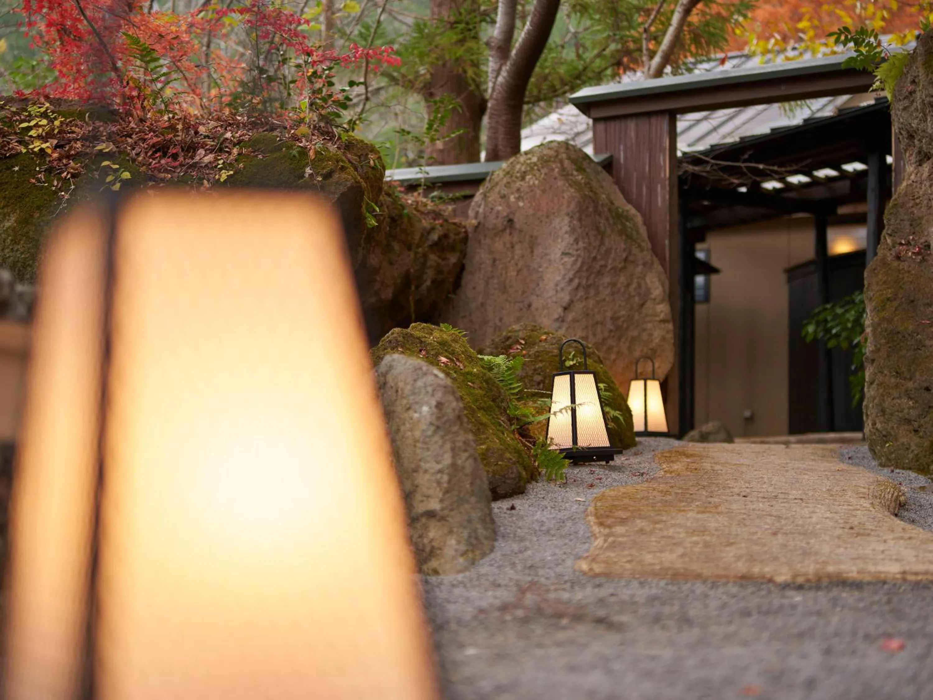 Garden in Yufuin Rakuyu