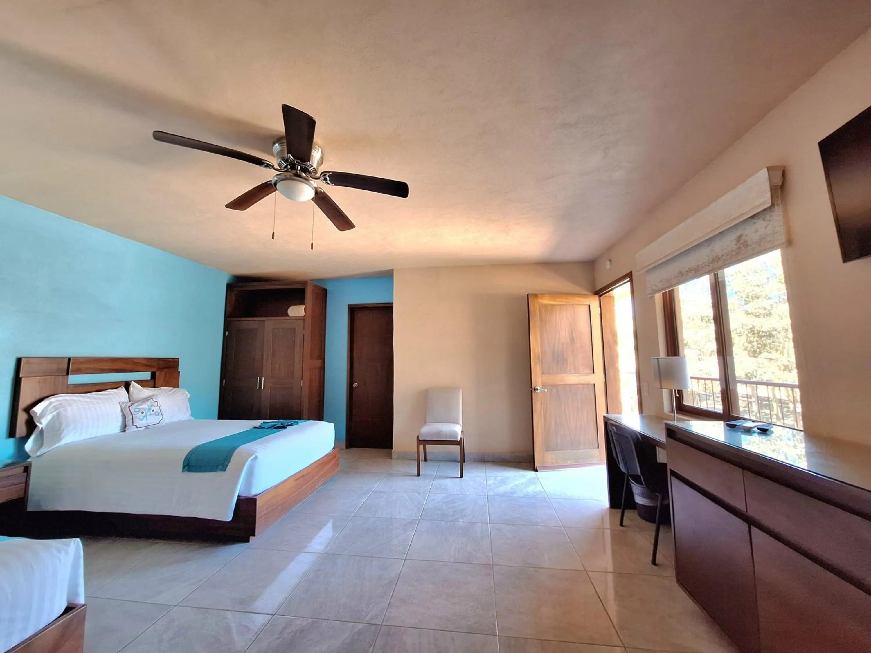 Bed in Pacific Inn hotel