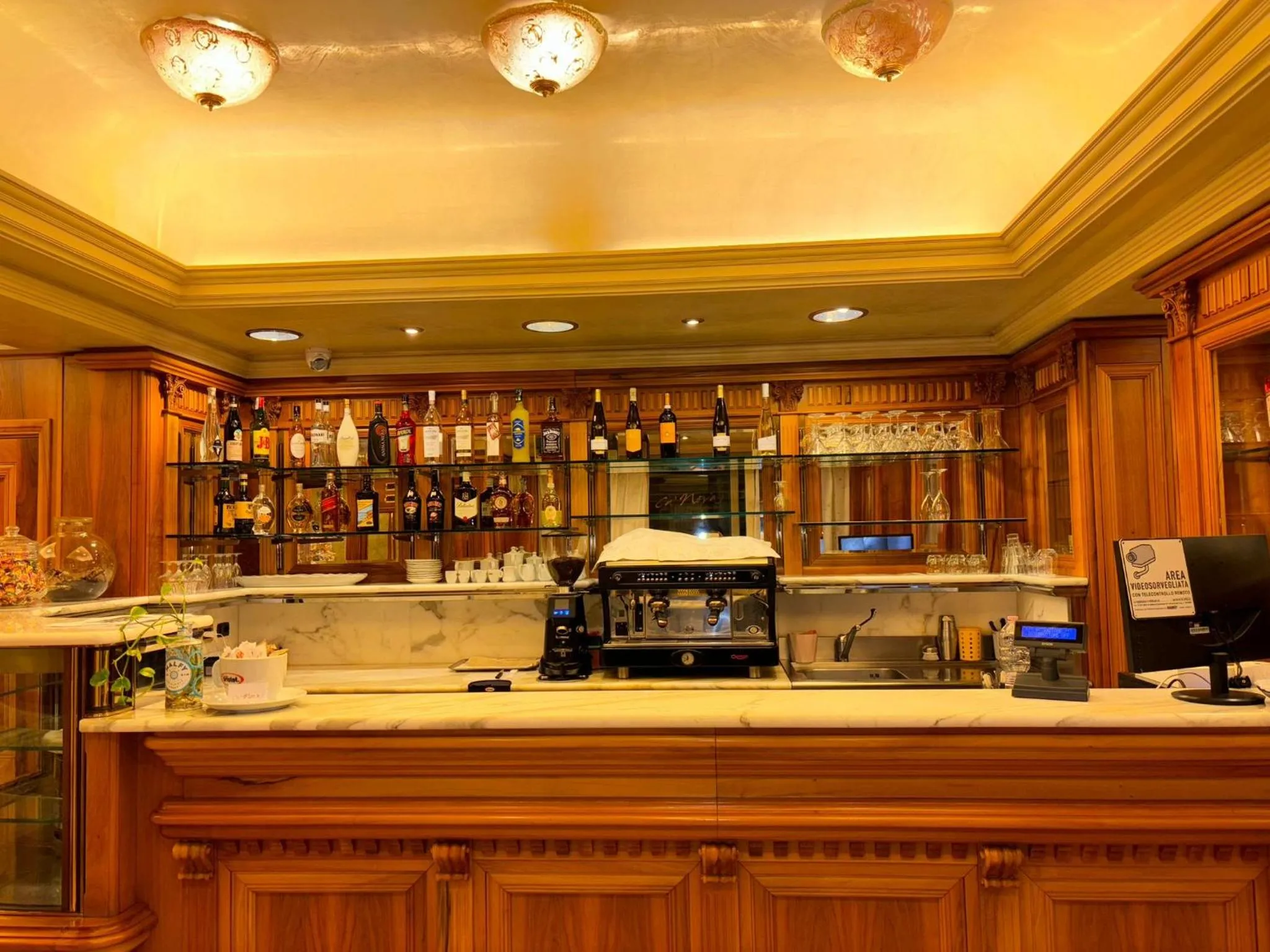 Lounge or bar in Hotel Ristorante Ca' Nova