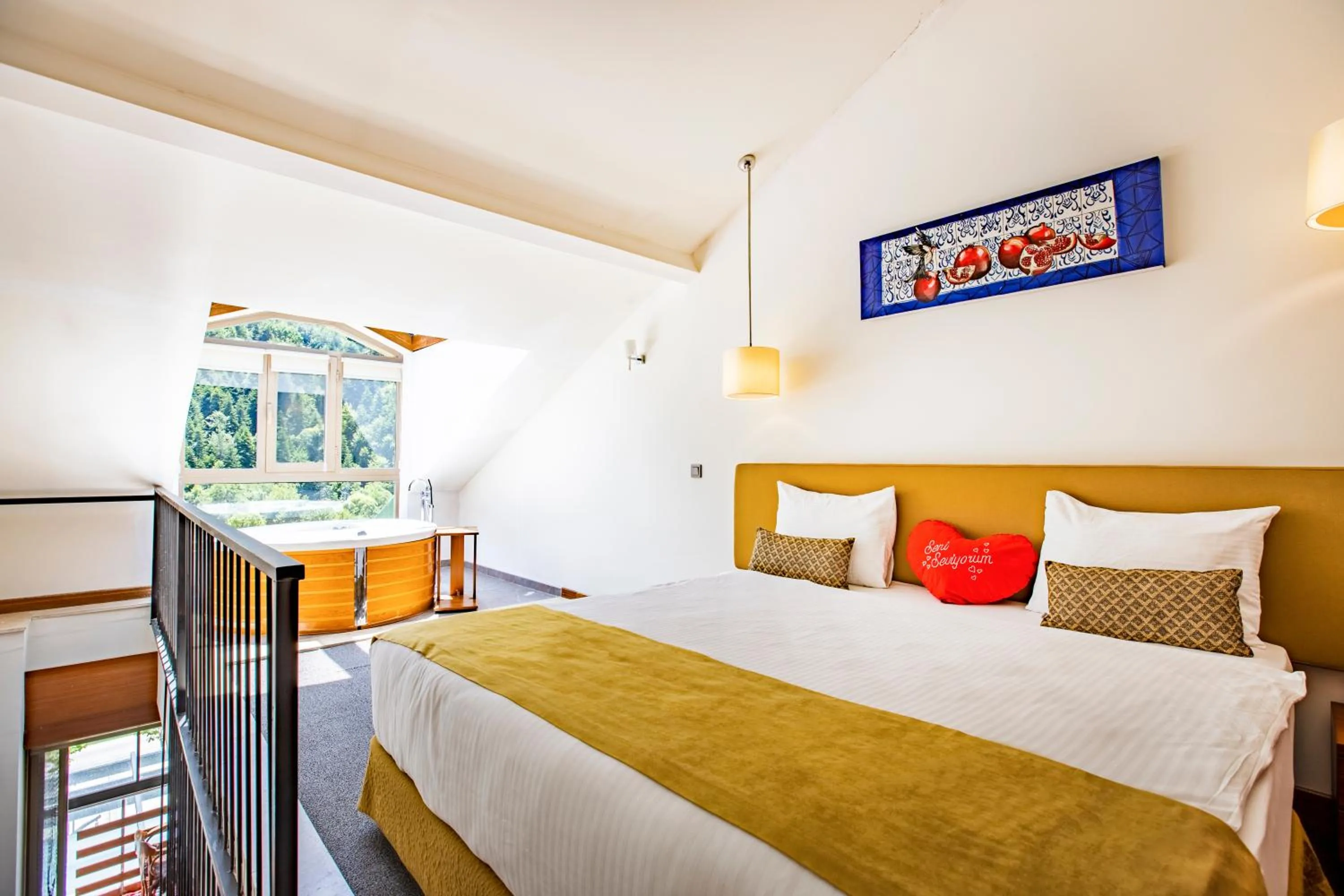 Bedroom in Abant Aden Boutique Hotel & Spa