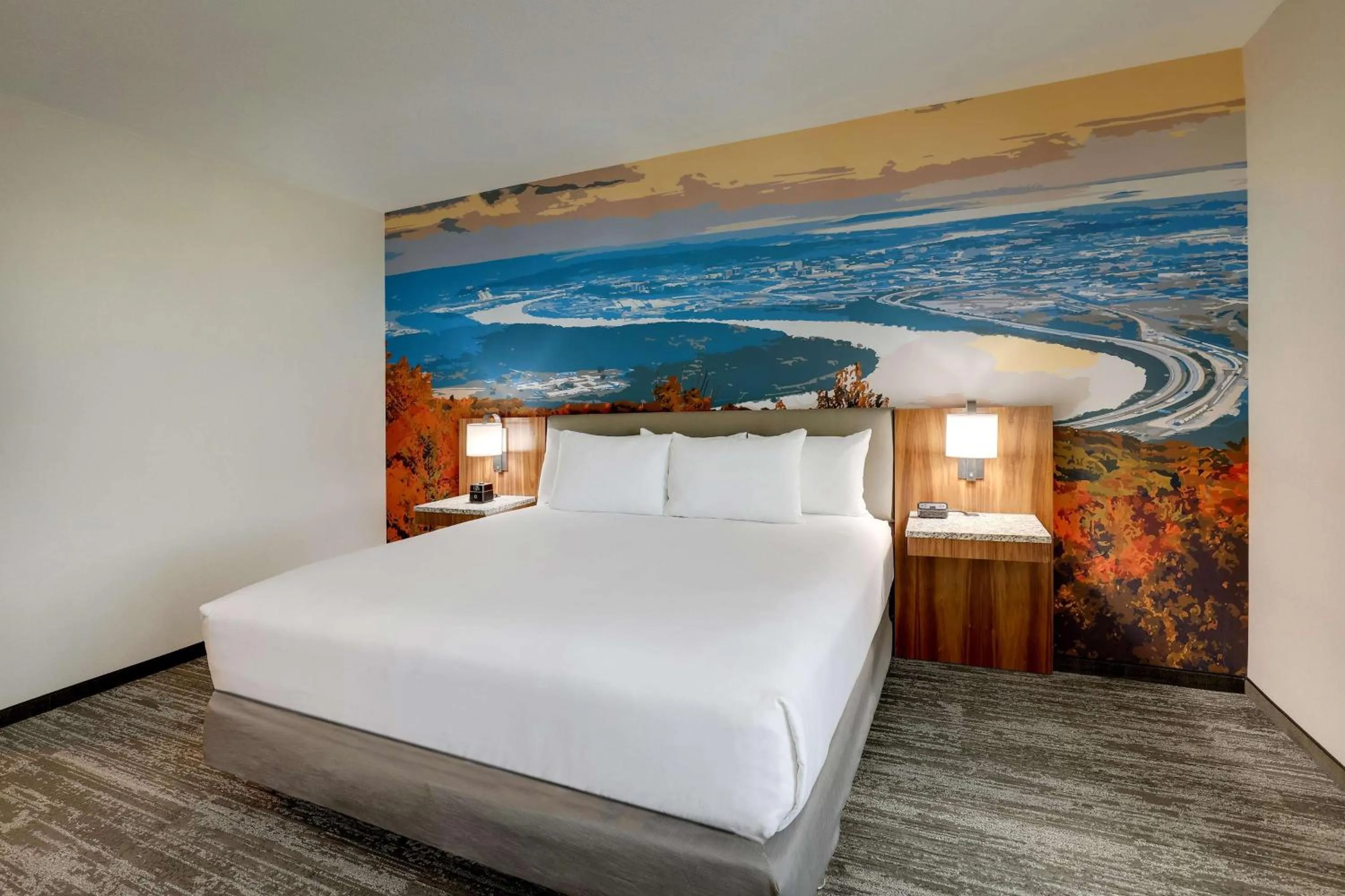 Bedroom, Bed in Drury Plaza Hotel Chattanooga Hamilton Place