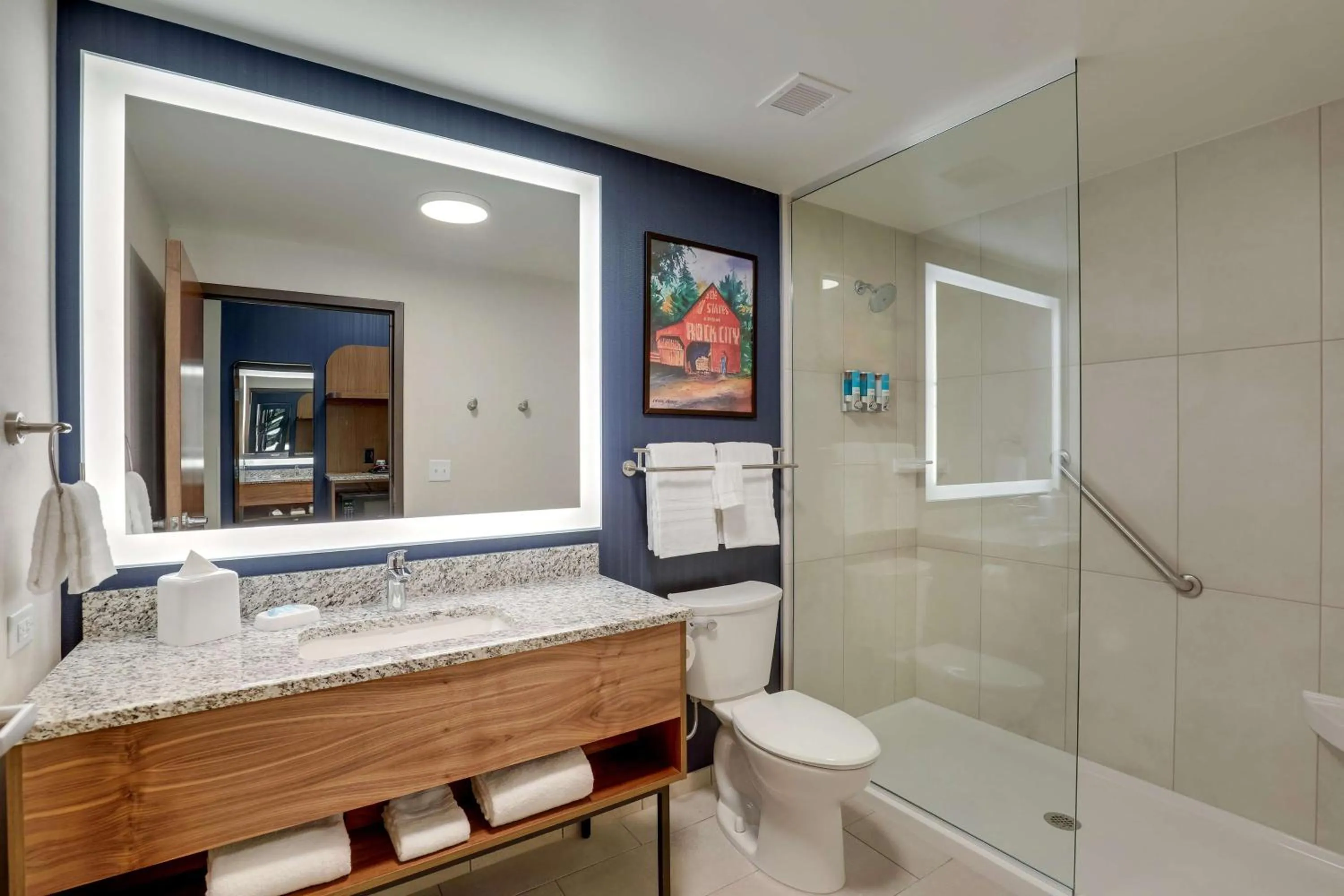 Bathroom in Drury Plaza Hotel Chattanooga Hamilton Place