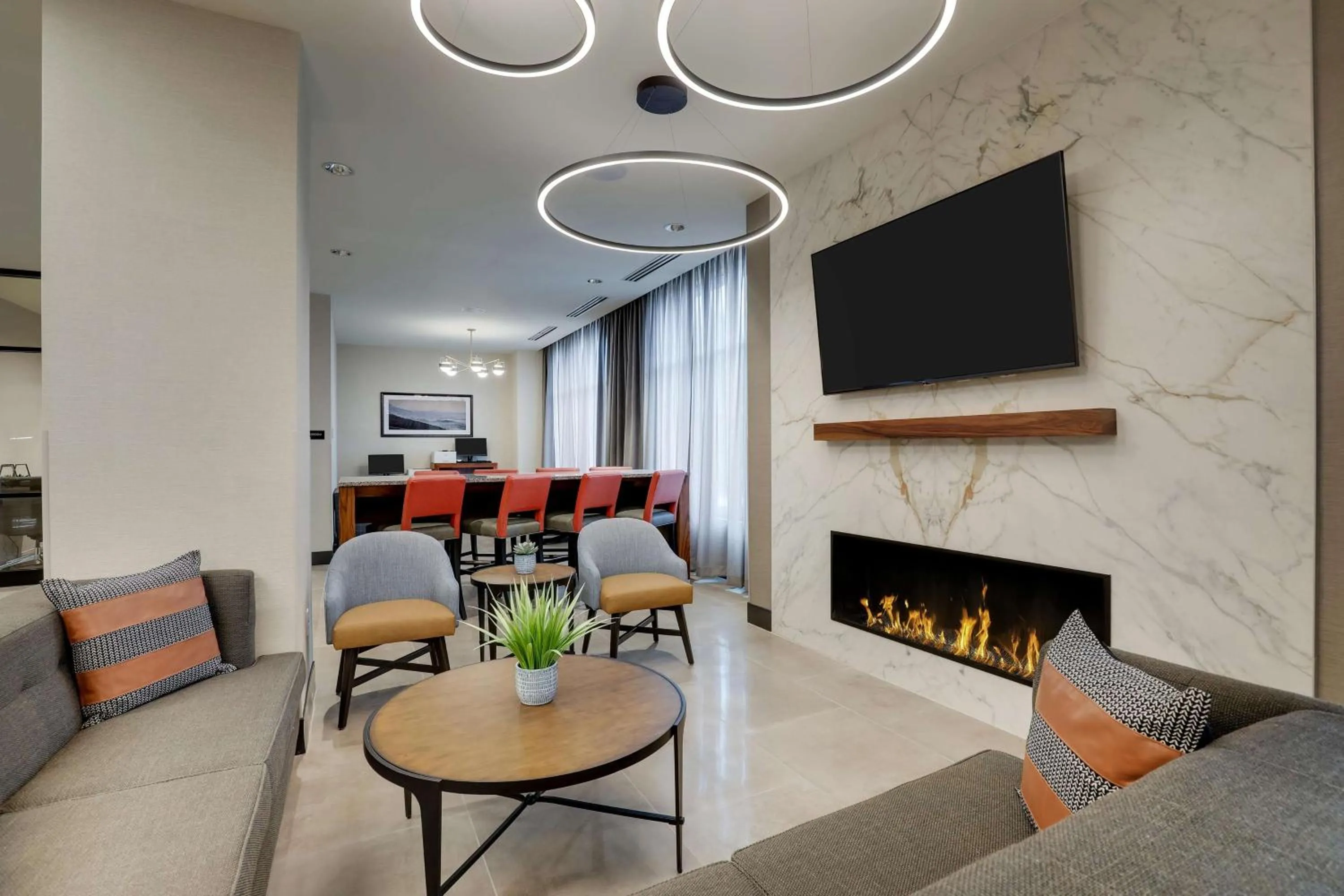 Lobby or reception in Drury Plaza Hotel Chattanooga Hamilton Place