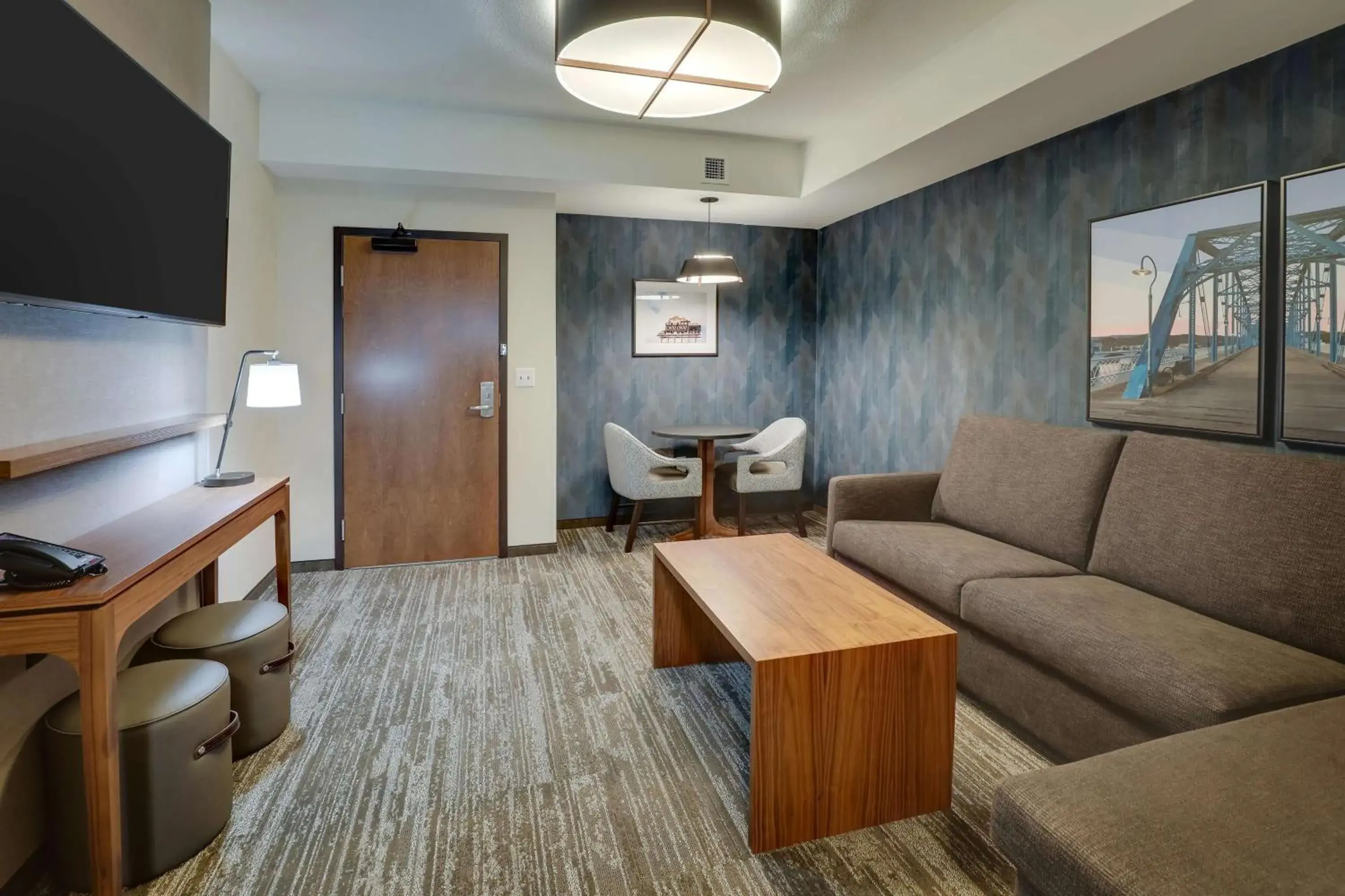 King Suite with Sofa Bed - Accessible, Roll-in Shower in Drury Plaza Hotel Chattanooga Hamilton Place King Suite with Sofa Bed - Accessible, Roll-in Shower in Drury Plaza Hotel Chattanooga Hamilton Place