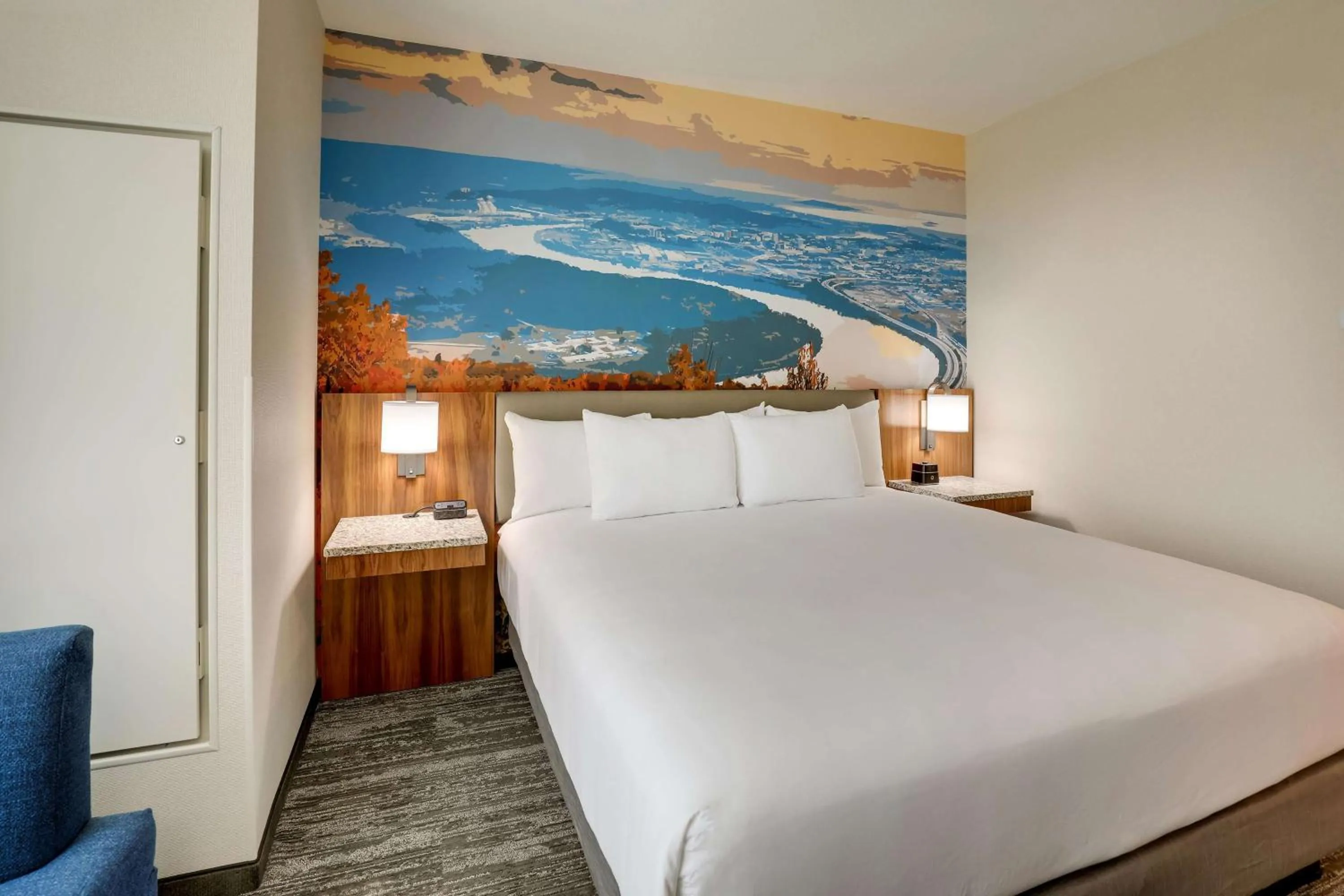 Bedroom, Bed in Drury Plaza Hotel Chattanooga Hamilton Place