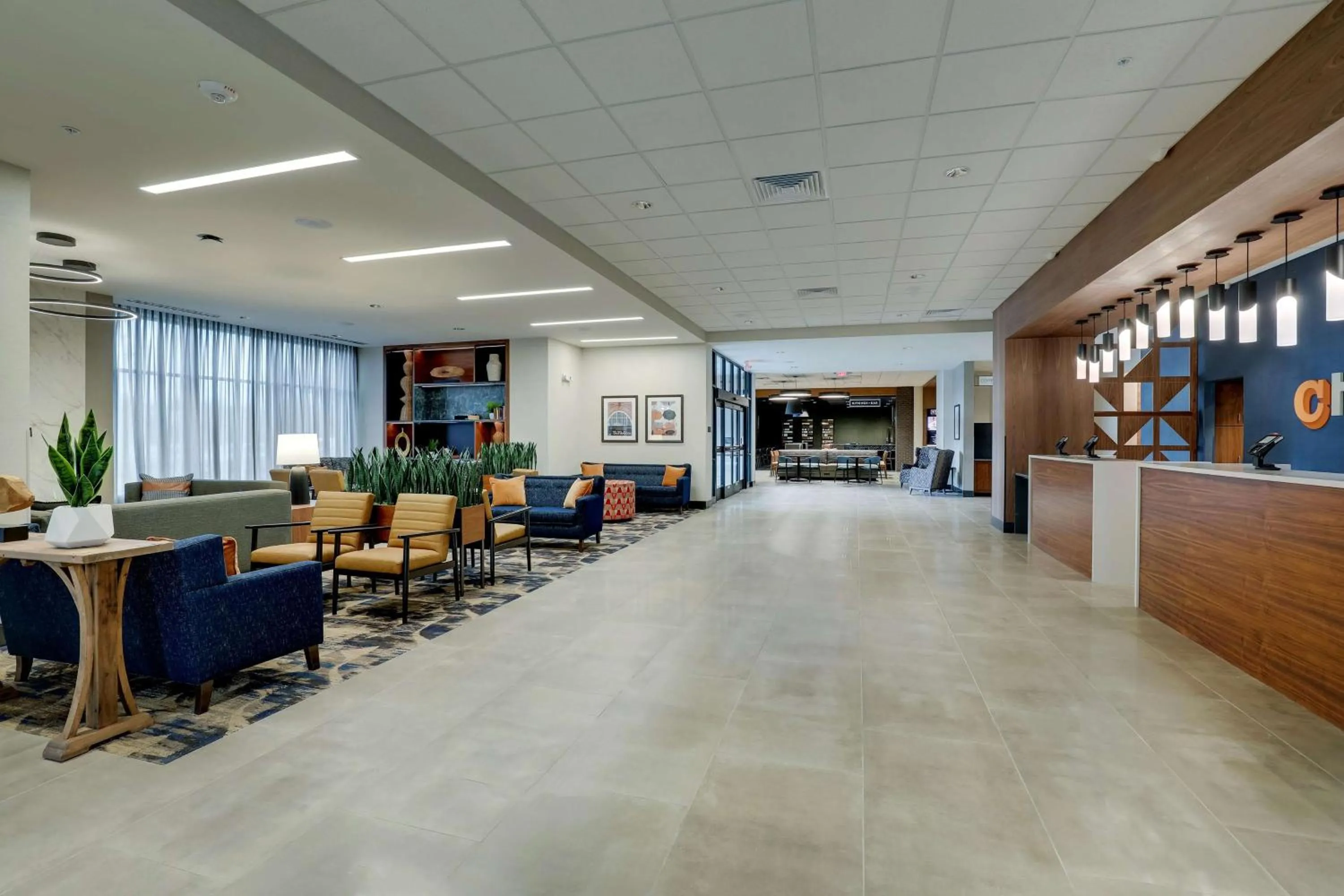 Lobby or reception in Drury Plaza Hotel Chattanooga Hamilton Place