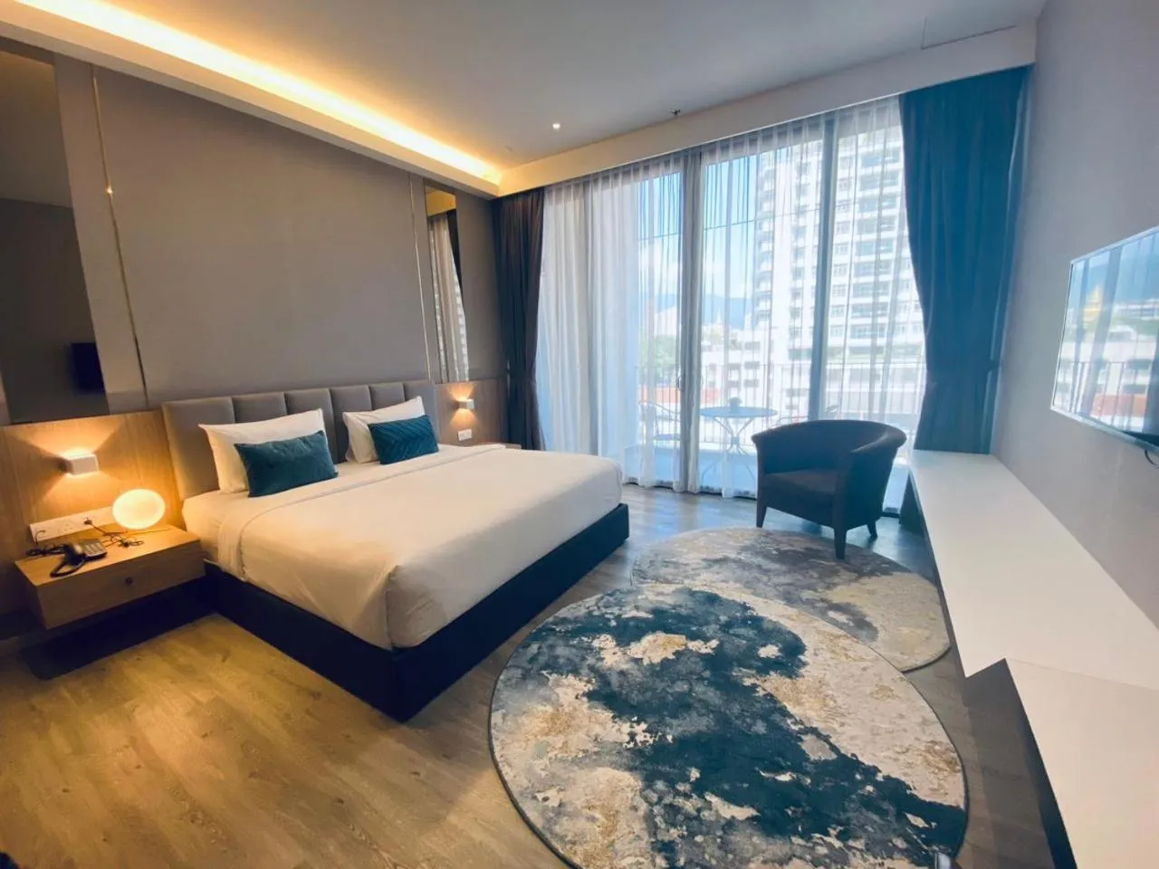 Bed in Corner Club Penang