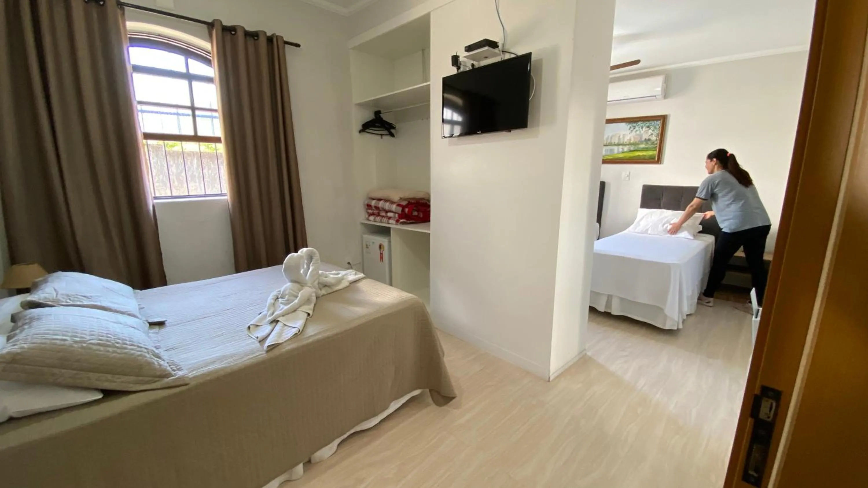 Bed in Hotel Real São Lourenço