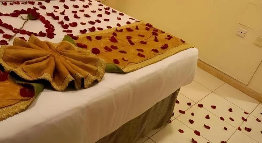 Bed in Lotus Furnished Hotel Apartments LLC. Ajman