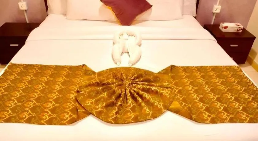 Bed in Lotus Furnished Hotel Apartments LLC. Ajman