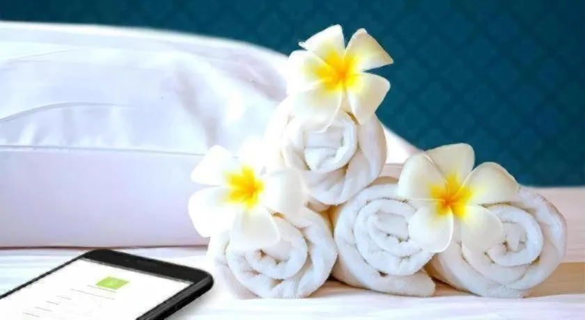 Bed in Lotus Furnished Hotel Apartments LLC. Ajman