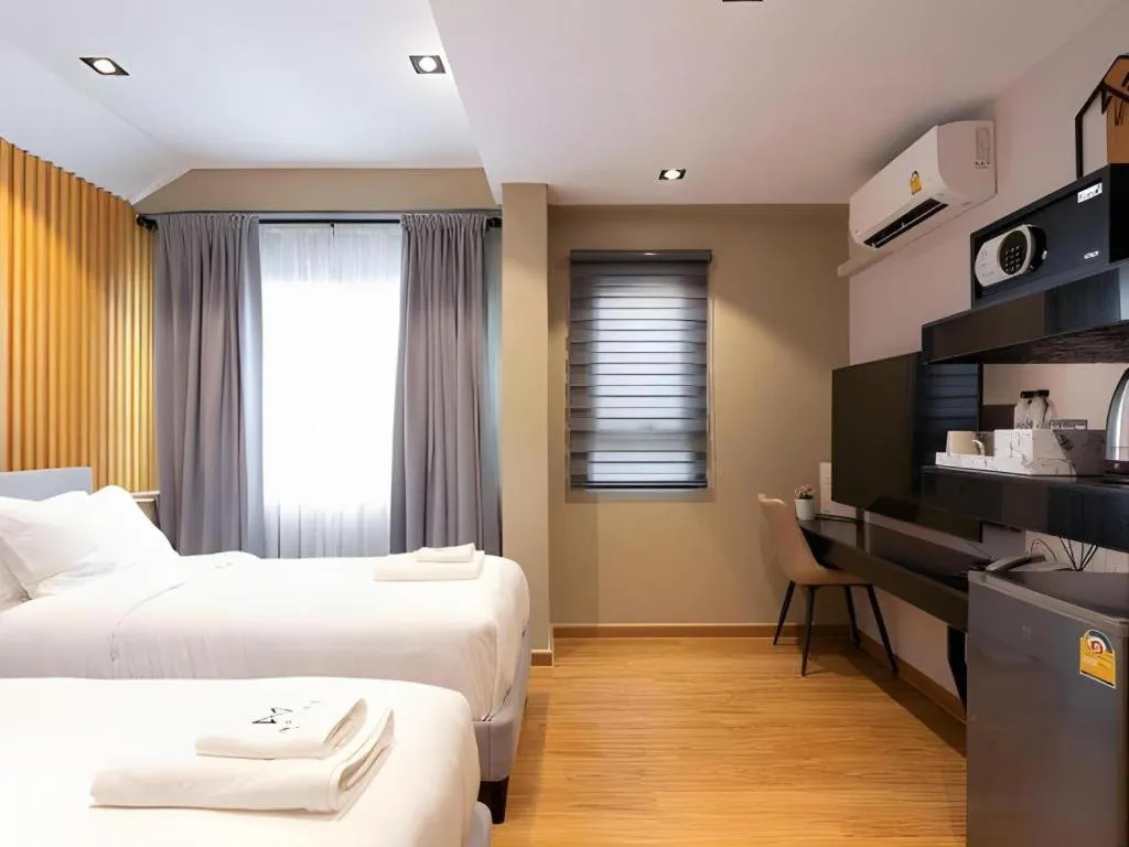 Bed in INFINITE HOTEL @KASET