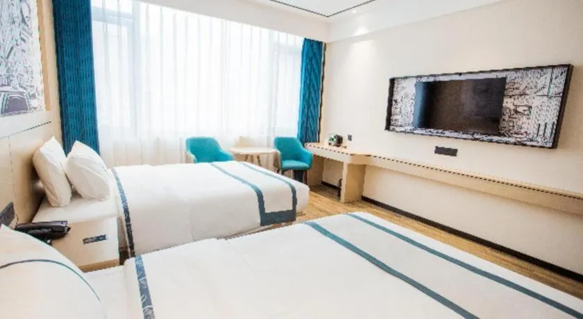 Bed in City Comfort Inn Luzhou Jiangyang District Wancheng International