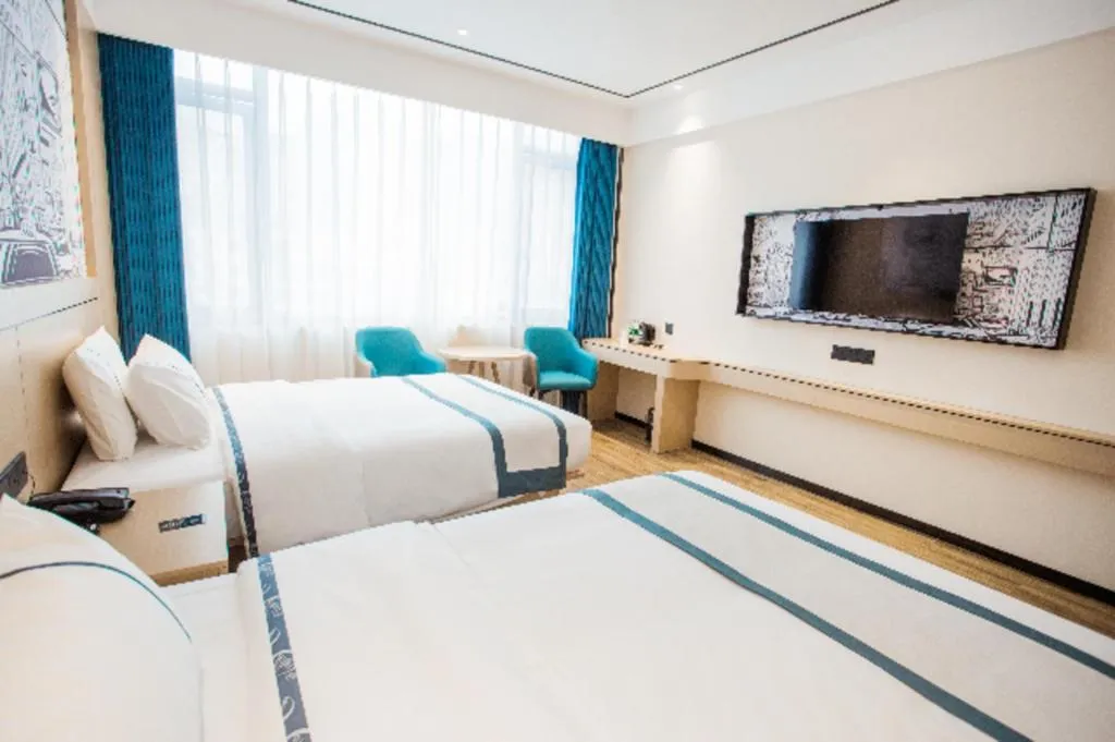 Bed in City Comfort Inn Luzhou Jiangyang District Wancheng International