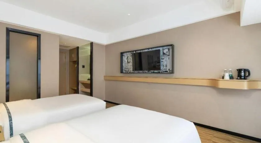 Bed in City Comfort Inn Luzhou Jiangyang District Wancheng International