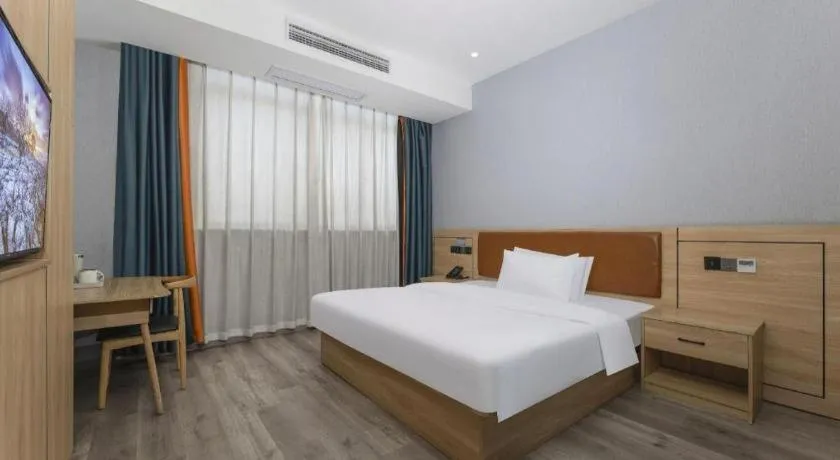 Bed in Borrman Hotel Jiangyin Zhouzhuang