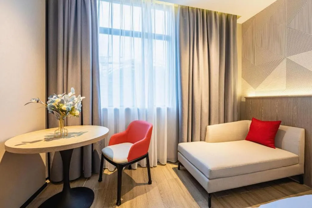 Bed in Borrman Hotel Lianjiang Avenue Xinyuan International Plaza