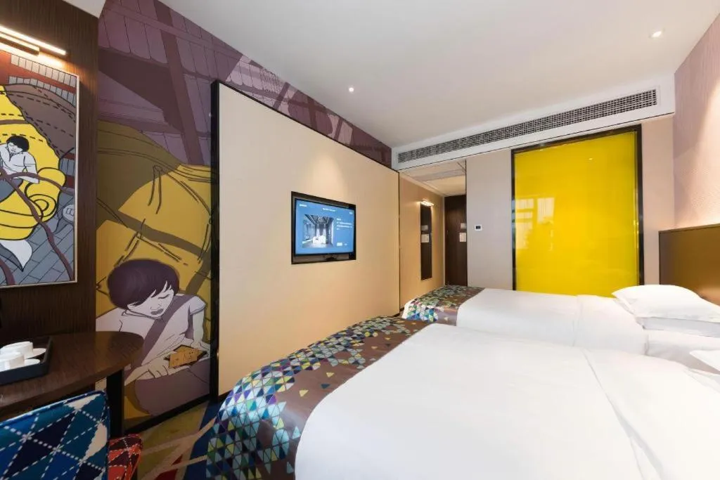 Bed in Borrman Hotel Wuhan Hankou Railway Station Metro Station