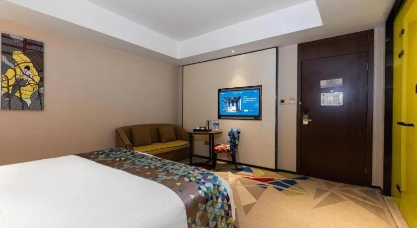 Bed in Borrman Hotel Wuhan Hankou Railway Station Metro Station