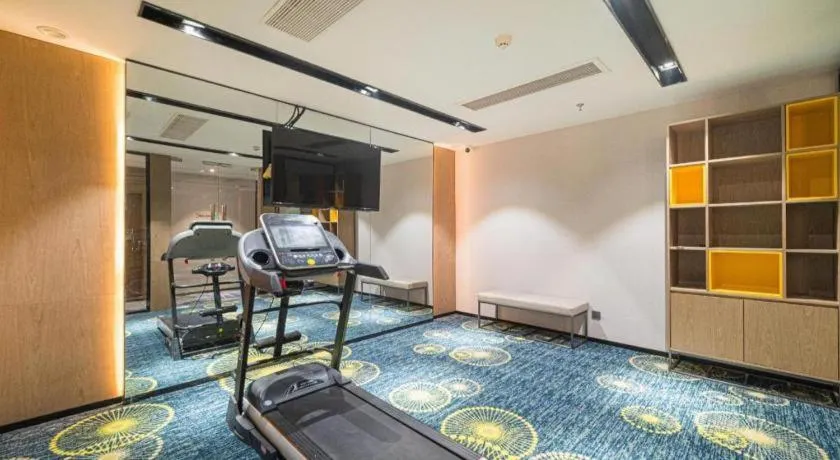 Bed in Echarm Hotel Nanjing Expo Center Olympic East Metro Station