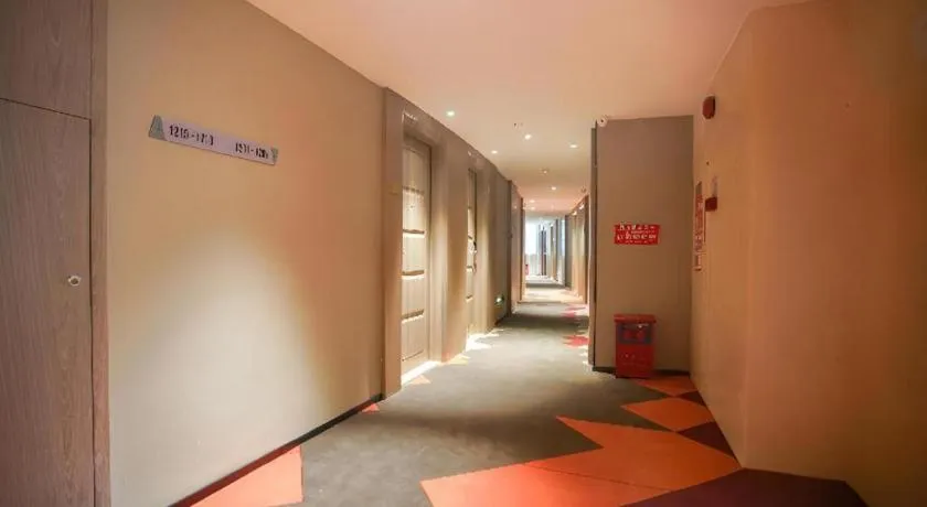 Bed in Borrman Hotel Yangjiang Baili Square