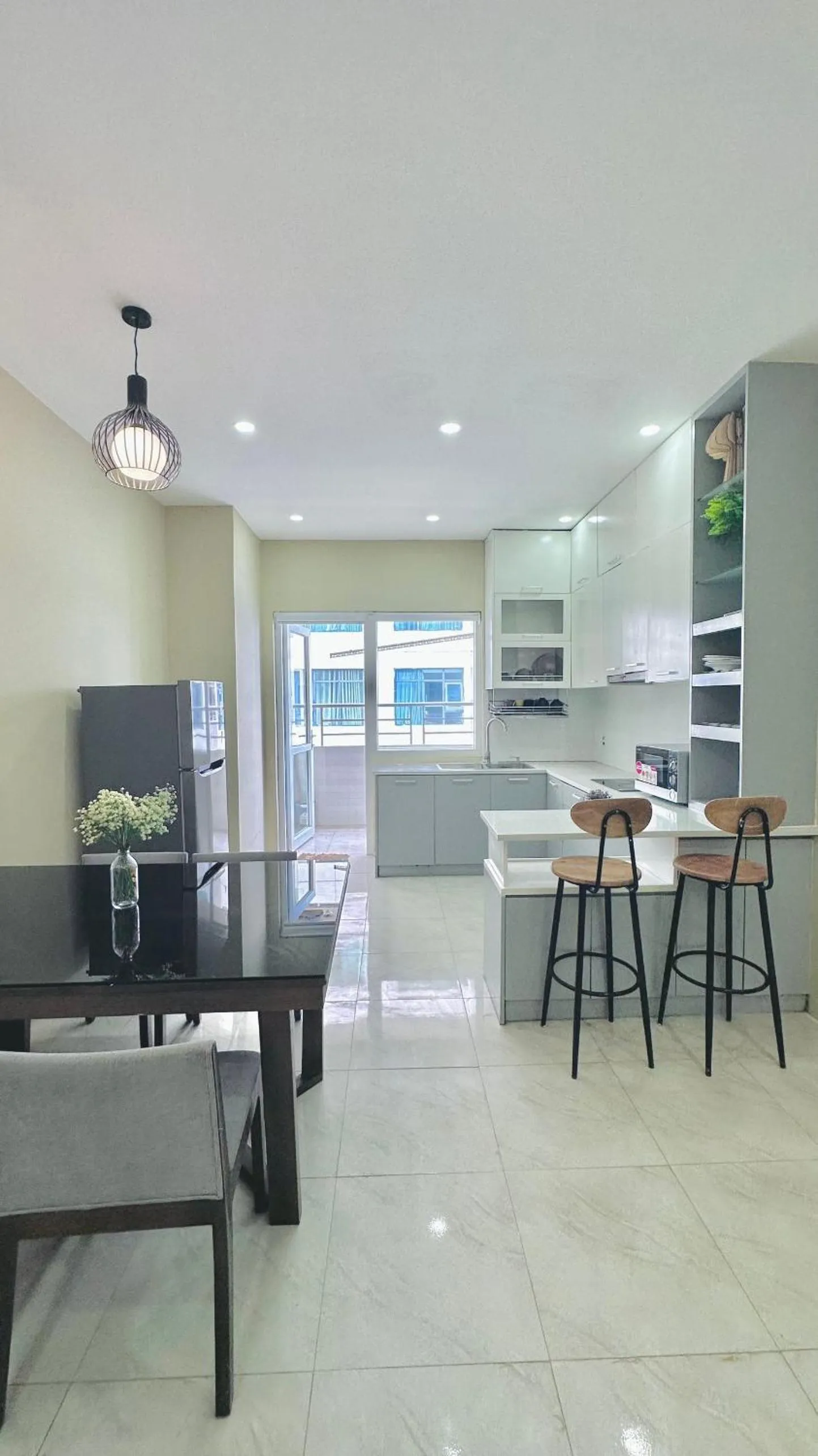 Kitchen or kitchenette in Sea Inn - Nha Trang Apartment