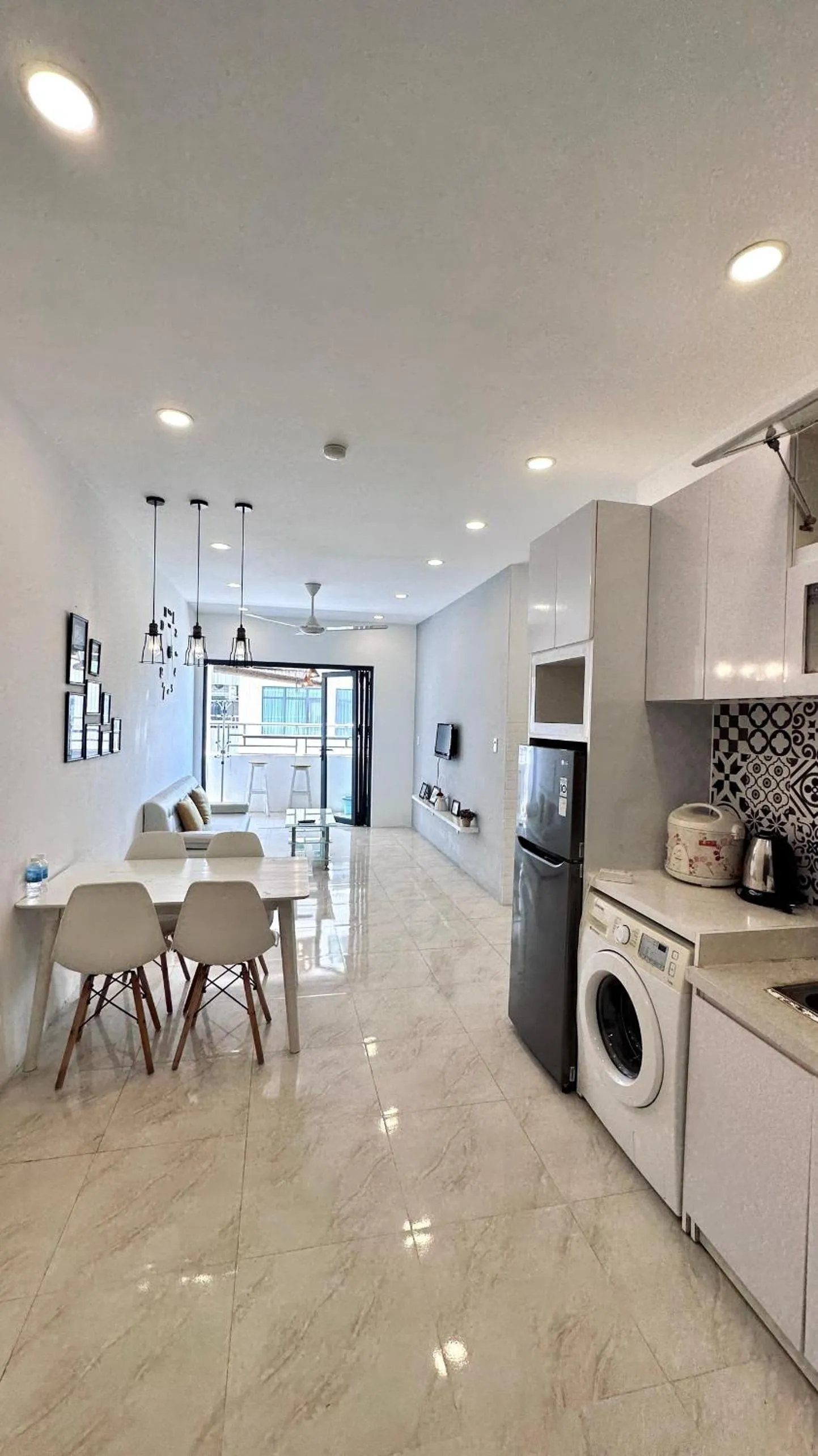 Kitchen or kitchenette in Sea Inn - Nha Trang Apartment