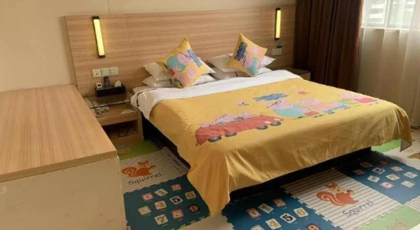 Bed in City Comfort Inn Yichang Wanda Plaza Yunhe Park