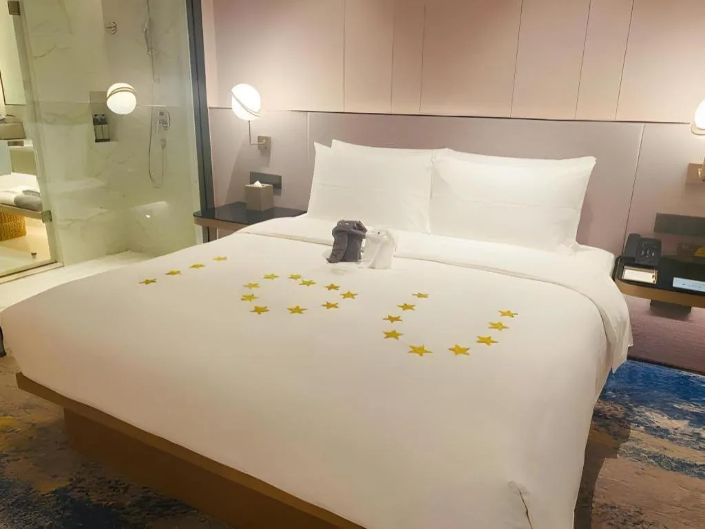 Bed in Onejee Hotel Shenzhen