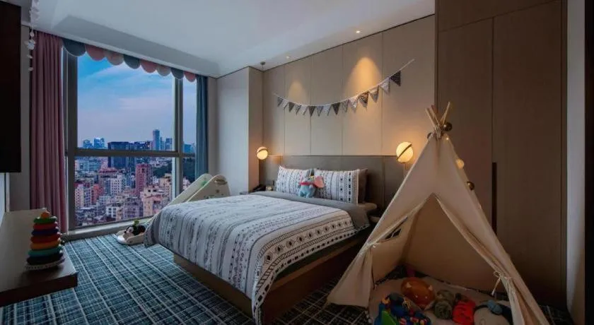 Bed in Onejee Hotel Shenzhen