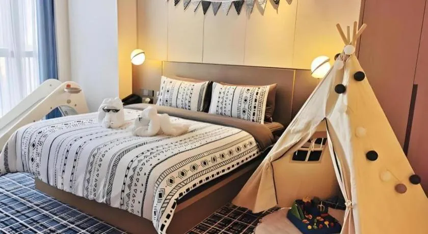 Bed in Onejee Hotel Shenzhen