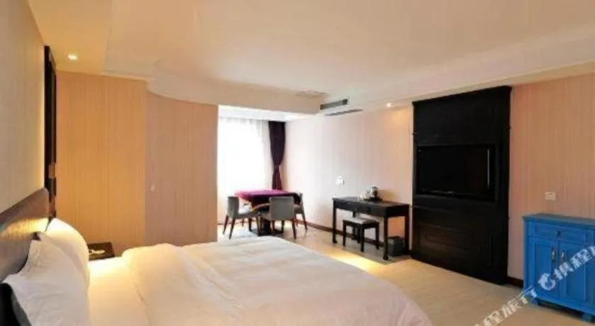 Bed in Super 8 Hotel Guiyang Qianling Park Ruijin North Road