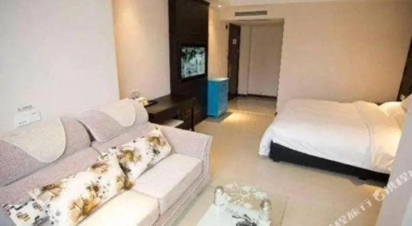 Bed in Super 8 Hotel Guiyang Qianling Park Ruijin North Road