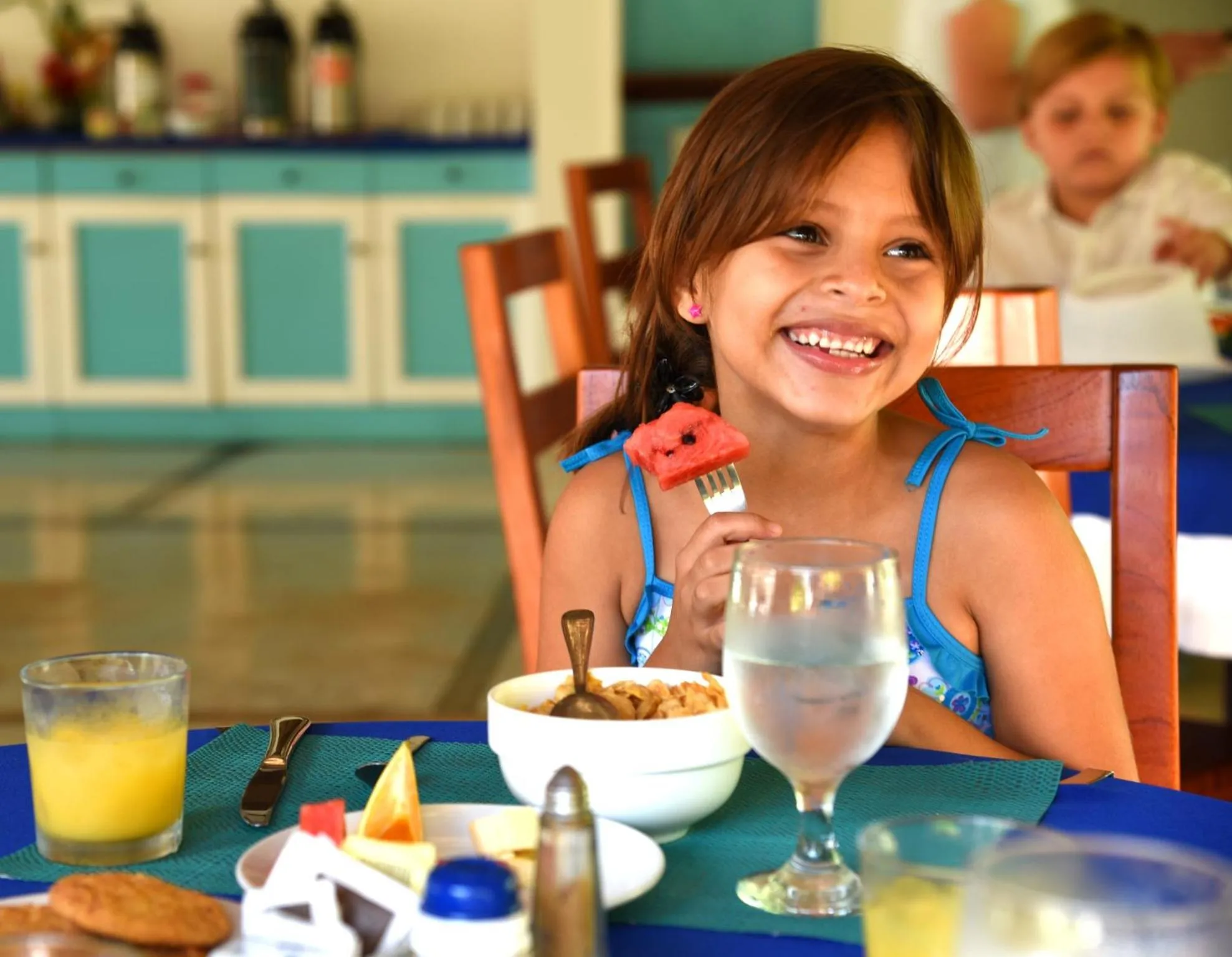 Continental breakfast in Seis Playas Hotel