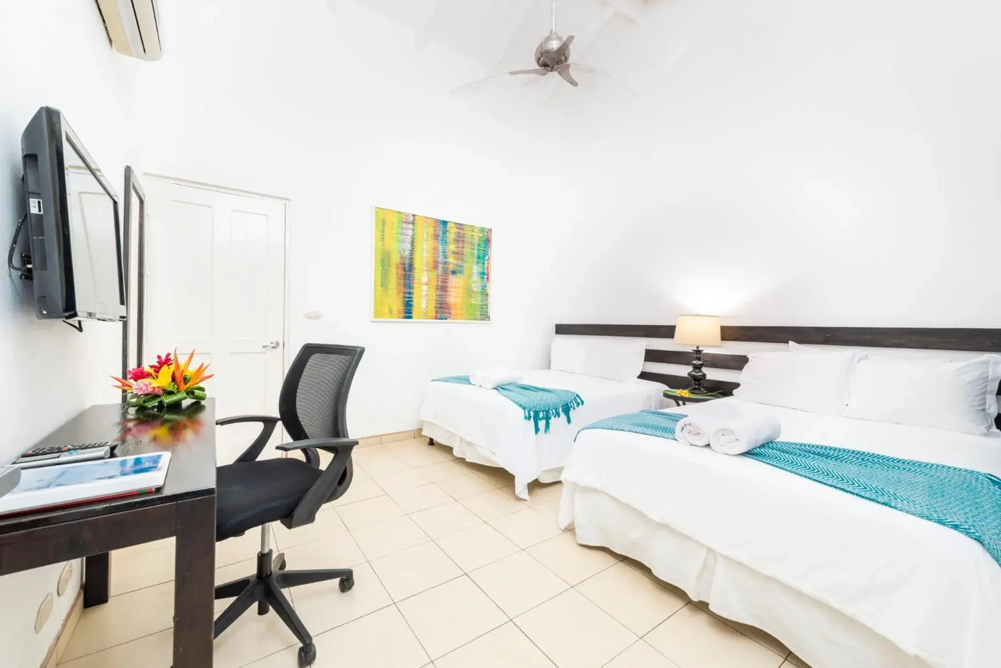 Double Room with Two Double Beds in Seis Playas Hotel Double Room with Two Double Beds in Seis Playas Hotel