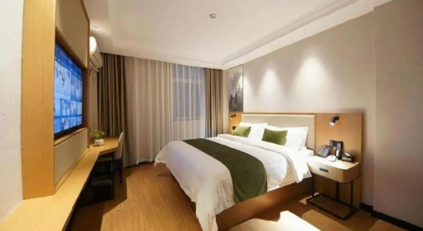 Bed in GreenTree Inn Luoyang Henan University of Science and Technology