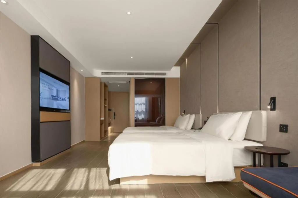 Bed in Atour Hotel Taiyuan Inner Ring