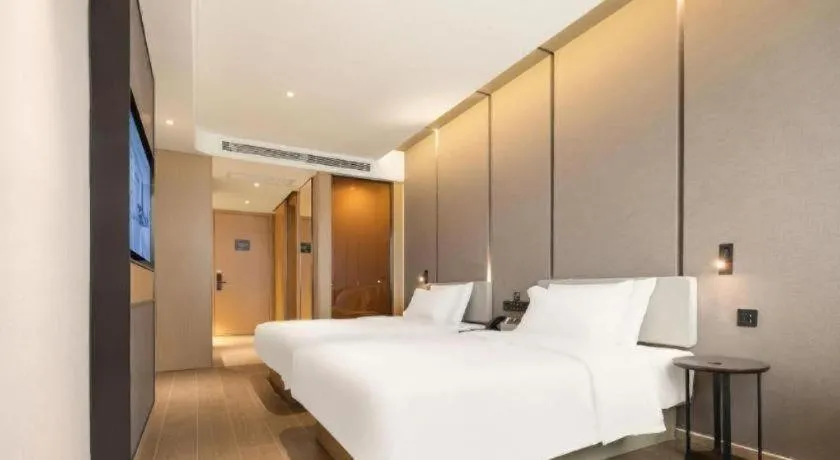 Bed in Atour Hotel Taiyuan Inner Ring