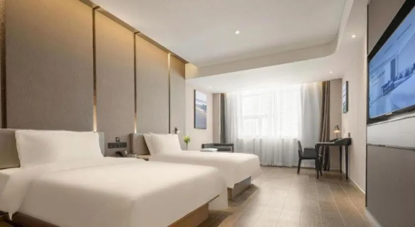 Bed in Atour Hotel Taiyuan Inner Ring