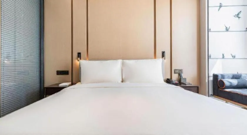 Bed in Atour Hotel Taiyuan Inner Ring