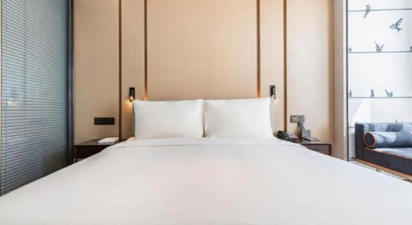 Bed in Atour Hotel Taiyuan Inner Ring