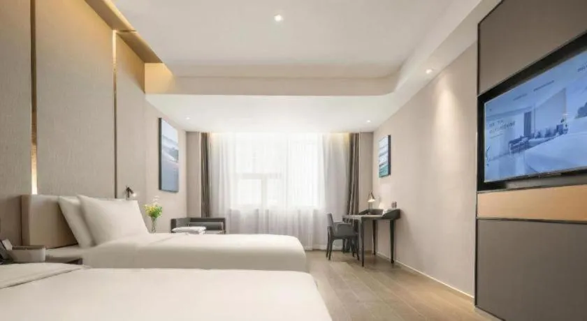 Bed in Atour Hotel Taiyuan Inner Ring