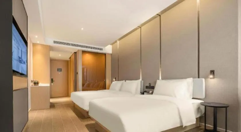 Bed in Atour Hotel Taiyuan Inner Ring