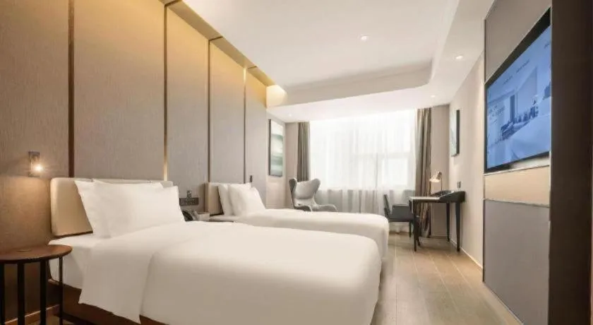 Bed in Atour Hotel Taiyuan Inner Ring