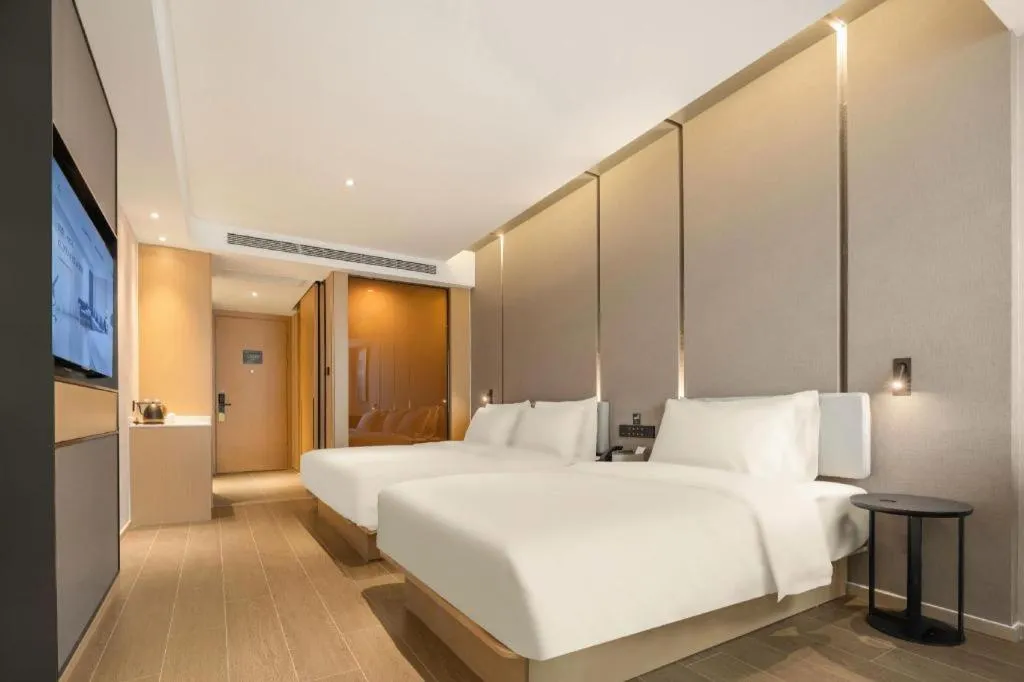 Bed in Atour Hotel Taiyuan Inner Ring