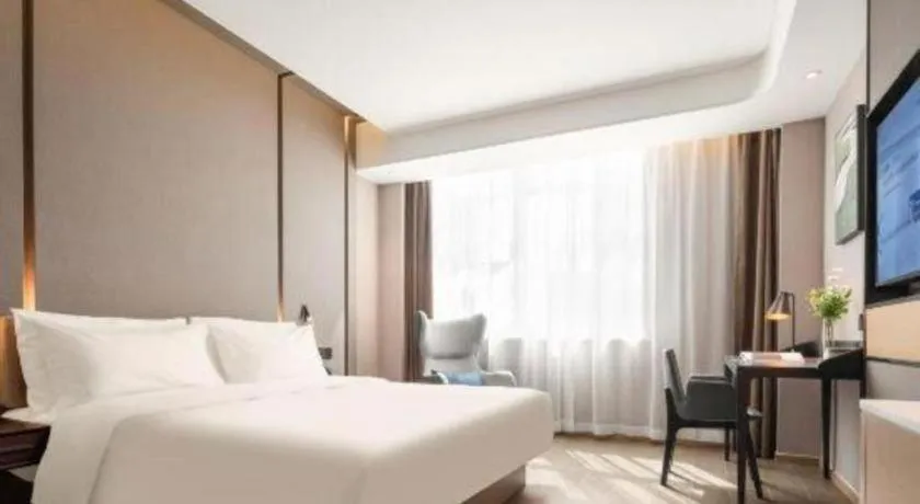 Bed in Atour Hotel Taiyuan Inner Ring