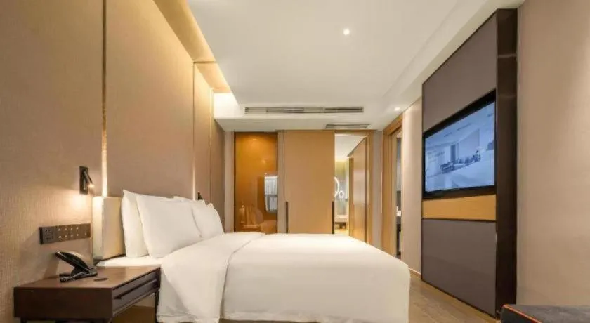 Bed in Atour Hotel Taiyuan Inner Ring