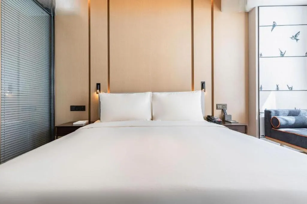 Bed in Atour Hotel Taiyuan Inner Ring