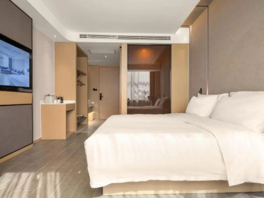 Bed in Atour Hotel Taiyuan Inner Ring