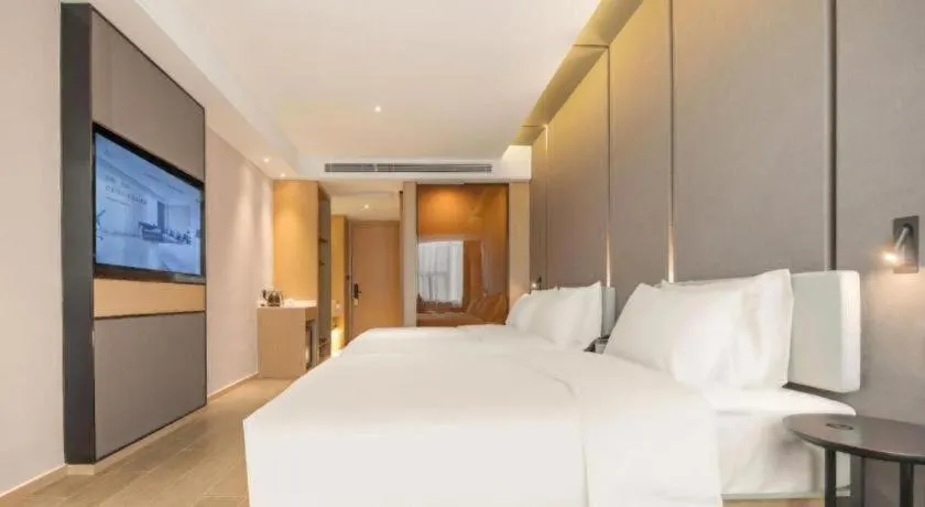 Bed in Atour Hotel Taiyuan Inner Ring